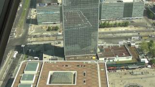 Alexanderplatz Berlin in HD vom Fernsehturm with Sony HDRCX130 [upl. by Tnek]