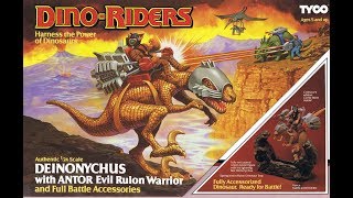 Revision Review 483 Dino Riders Deinonychus Rulon con Antor y Trampa Rulon [upl. by Tnelc]