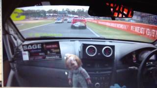 incar camera V8 ute crash Bathurst Gary Chucky Baxter [upl. by Raquela]