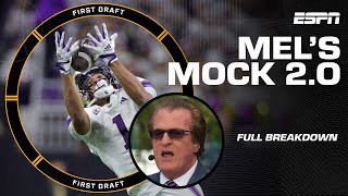 Mel Kiper Jrs Mock Draft 20 Full Breakdown with Field Yates  🏈 FIRST DRAFT [upl. by Yor]