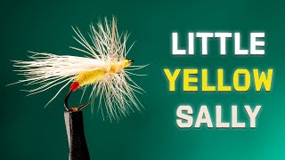 Little Yellow Sally Dry Fly  Irresistible Stonefly Pattern  Fly Tying Tutorial [upl. by Rahr372]