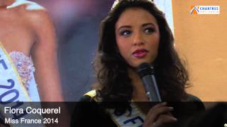 Retour triomphal pour la Miss France Flora Coquerel en Eure et Loir [upl. by Allcot942]