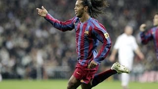 Goles en el Bernabéu la magia de Ronaldinho en 2005 [upl. by Nim]