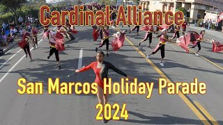 20241208 MHHS Cardinal Alliance  San Marcos Holiday Parade [upl. by Herod]