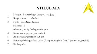 APM  Despre Licență  Capitolul 5 Stilul de citare APA [upl. by Maclay615]