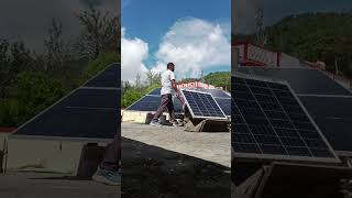 solar power plant on grid instalation champawat [upl. by Wolenik447]