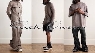 RICK OWENS feat Champion Mens Fashion Clothing HaulMens Style Outfit Fashion Trend 2024 Lookbook [upl. by Wojcik]