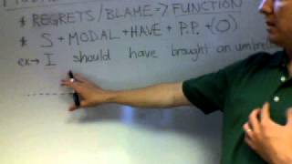 Modals  Present Perfect Regret and Blame Part I [upl. by Bringhurst993]