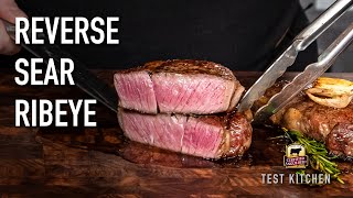 Reverse Sear Ribeye Recipe [upl. by Eniledgam]