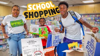 BACK TO SCHOOL SHOPPING HAUL AND SCHOOL SUPPLIES 2024 [upl. by Annayad]