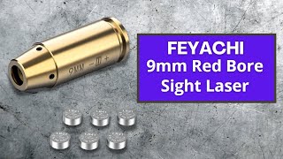 Feyachi 9mm Red Bore Sight Laser [upl. by Yenrab238]