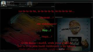 Zdob și Zdub – Moldovenii sau născut • melodia cu versuri karaoke • song with synchronized lyrics [upl. by Guinna275]