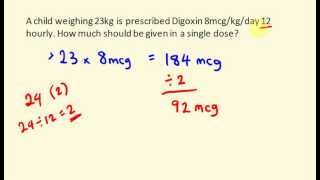 Nursing Dosage Math [upl. by Nylazor]