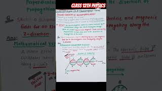 Electromagnetic WavesClass 12th Physics2024cbse exam [upl. by Roane773]