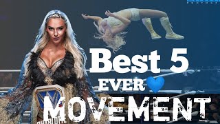 Charlotte flair vs ronda Rousey l top 5 movement of the week wwe romanreigns raw WWE [upl. by Elehcin]