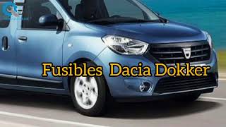 Fusibles et relais dacia dokker [upl. by Adora]