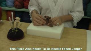 Needle Felting Firmness Tutorial [upl. by Arocat]