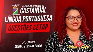 Questões CETAP  Língua Portuguesa  2103  2130h [upl. by Standish]