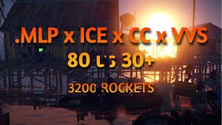 Raidcam  Biggest raid In rust history  3200 rockets  Rustoria EU Long  80v30 [upl. by Carpio]