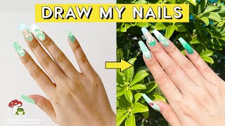 Recreating my subscriber’s nail designs 💅🏻 [upl. by Vale]