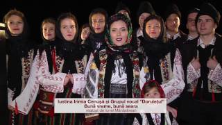 🎅 Iustina Irimia amp grupul vocal „Dorulețul”  Bună vreme bună seara colind [upl. by Kalfas485]