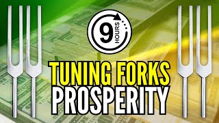 9 HOURS Tuning Forks for Inviting Prosperity 432 Hz  528 Hz  777 Hz  888 Hz Luck amp Wealth [upl. by Yesnil174]