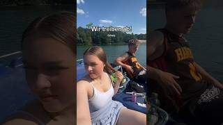 Wir TREIBEN ab😂🛶💀 shortvideo comedy shortfeed humor funny couple freund boot kind [upl. by Ayam]