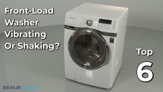 FrontLoad Washer Vibrating — FrontLoad Washing Machine Troubleshooting [upl. by Nuahc]