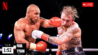 Mike Tyson VS Jake Paul Full Fight HIGHLIGHTS  Netflix 2024 [upl. by Nosredneh]