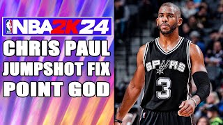 Chris Paul Jumpshot Fix NBA2K24 [upl. by Norrab244]