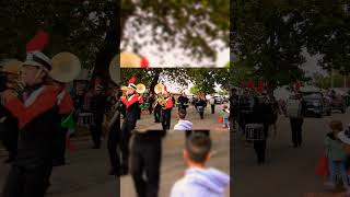 Beardstown Marching Band Routine Beardstown Fall Fun Festival Parade 2024 [upl. by Ridley]