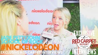 Jade Pettyjohn interviewed at Nickelodeons Sizzling Summer Camp Special preview party [upl. by Patrica109]