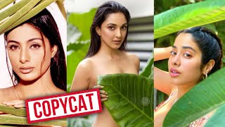 Janhvi Kapoor BOLD Photos Are A Copy Of Kiara Advanis Controversial Topless Picture [upl. by Taima]