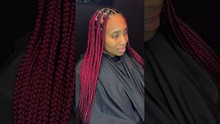 it’s always the tuck for me knotlessbraids braids protectivestyles tucking knotlessboxbraids [upl. by Novj626]