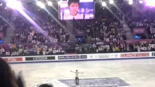 GPF2015 FP1º Yuzuru HANYU SEIMEI World Record My present to JAPAN [upl. by Cadel]