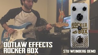 Outlaw Effects  Rocker Box Tremolo Pedal Demo by Stu Weinberg [upl. by Kcirddet]