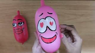 Balloon Slime Compilation  Making Slime With Balloons Tutorial  Balloon Popping 101 [upl. by Aleakcim44]