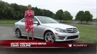 2012 MercedesBenz C250 Coupe Test Drive amp Car Review with Emme Hall by RoadflyTV [upl. by Dacey]