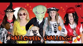 HALLOWEEN Costume 30 contest challenge Piper Rockelle Hayden Haas Alyvia Lind and Loren Puchalski [upl. by Sinoda]