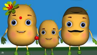 Aloo Kachaloo Beta Kahan Gaye The  Hindi Rhymes for Children  Infobells [upl. by Odyssey290]