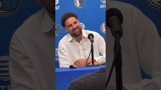 Klay Thompson DALLAS MAVERICKS INTRO PRESSER [upl. by Tarkany]