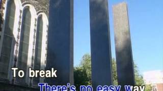 VIDEOKE  Theres No Easy Way by James Ingram [upl. by Pepita331]