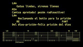 Barbazul vs el amor letalGlupIntro Olavarría Acordes para Guitarra [upl. by Oijres]