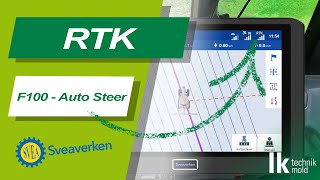 Sveaverken F100 Autosteer  RTKVerbindung [upl. by Rowen]