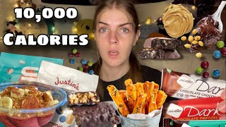 10000 CALORIE CHALLENGEVEGAN [upl. by Ahsilahs3]