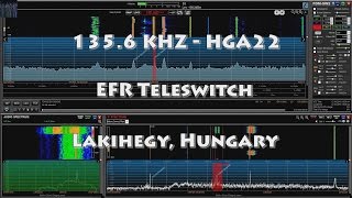 135600 KHZ  HGA22 EFR Teleswitch Lakihegy Hungary [upl. by Cleopatre633]