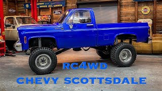 The New RC4wd Chevy Scottsdale K10 Squarebody Truck TF2 LWB RTR Scale RC Truck [upl. by Holt342]