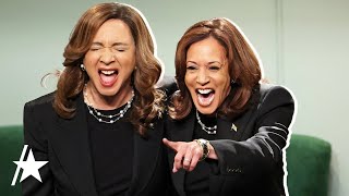 Kamala Harris Makes SURPRISE CAMEO On ‘SNL’ w Maya Rudolph [upl. by Hoehne]