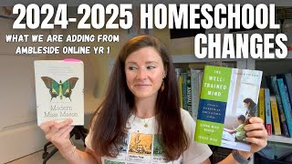 ADDING AMBLESIDE ONLINE to our 20242025 Homeschool Year  Charlotte Mason Curriculum [upl. by Clausen]