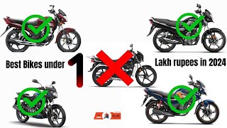 Top 5 bikes under 1 lakh on road in india 2024  best commute bikes for daily use  honest review [upl. by Feld]